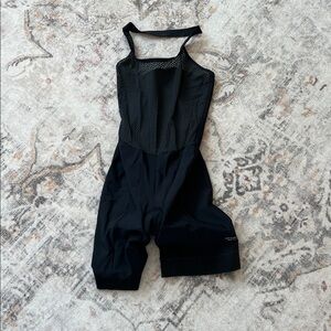 NWT Women’s Giro Cycling Ride Halter Bib Shorts Black Size L Large